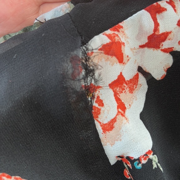 Torrid floral smocked georgette dress - Picture 5 of 6